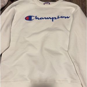 White Champion crew neck!